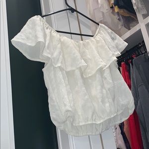 Kimchi Blue short sleeve. Off shoulder.